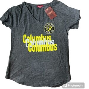 MLS Columbus Crew V neck tee
